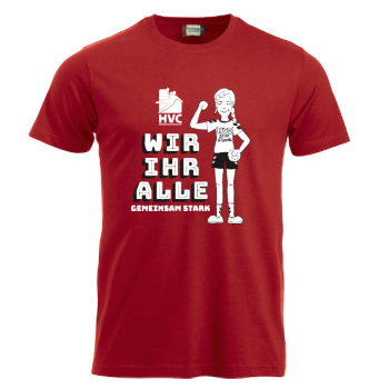 HV Chemnitz Unterstützershirt WIR IHR ALLE Junior rot